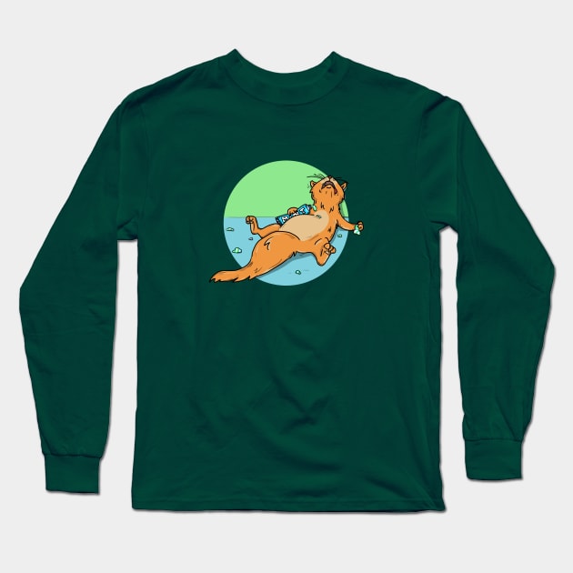 Catnip Long Sleeve T-Shirt by Otterlyalice